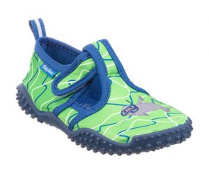 Playshoes - UV-Badeschuhe für Kinder - Robbe - blau / grün