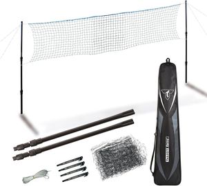 Talbot-Torro Badminton-Zubehör TELESKOP-NETZ-SET (höhenverstellbar 125-155cm)