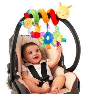 Babybett Hängerasseln Spielzeug, Autositz Spielzeug, Kinderwagen Krippe Babyspirale Plüschtiere, Kinderwagenspielzeug Baby Spielzeug