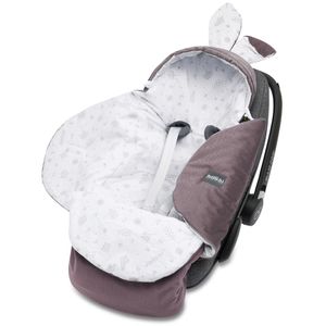 Bellochi Universal Baby Cover pro dětská sedadla a dětské křídlo AutoSitz Rohové rohové rohy bavlny a např - choco