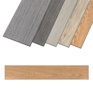 YUENFONG PVC Bodenbelag Vinylboden Selbstklebend 36 Stück 5m², Wasserfest Rutschfest für Küche, Wohnzimmer, Balkon (Braun oak)