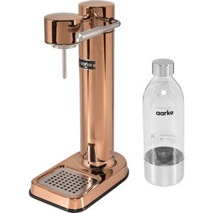 AARKE Wassersprudler Carbonator 3 Copper Kupfer mit PET Flasche Edelstahlgehäuse