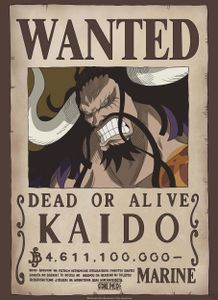 One Piece - Wanted Kaido - Poster