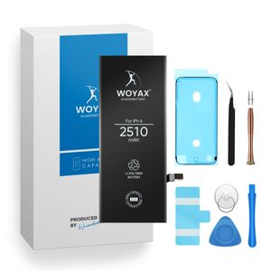Woyax Wunderbatterie Akku für iPhone 6 2510 mAh Hohe Kapazität Ersatzakku