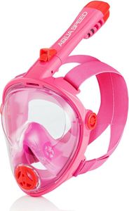 AQUA SPEED Kinder Schnorchelmaske Vollgesichtsmaske Taucherbrille Spectra 2.0, pink L