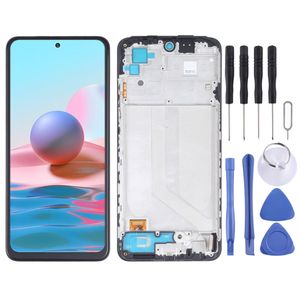 Pro Xiaomi Redmi Note 10 4G / 10s 4G Display Full LCD with Frame Unit Touch Spare Part Repair Black