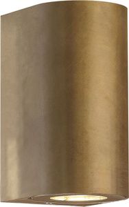 Canto Maxi Wandleuchte Outdoor Messing