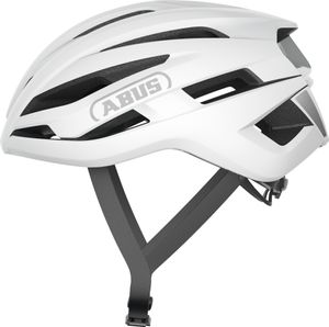 ABUS Rennradhelm StormChaser ACE - leichter Fahrradhelm für Radrennen, Gravelbike-Touren und Cyclocross - für Damen und Herren - Weiß, Größe M (54-58 cm) ABUS Rennradhelm StormChaser ACE - leichter Fahrradhelm für Radrennen, Gravelbike-Touren und Cyclocross - für Damen und Herren - Weiß, Größe M (54-58 cm)