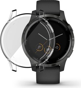 INF Uhrengehäuse kompatibel mit Garmin Vivoactive 4S 40 mm Transparent