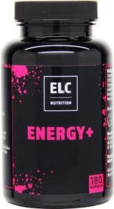 ELC Nutrition Energy Plus 180 Kapseln | Guarana | Koffein | Nahrungsergänzungsmittel | Supplements