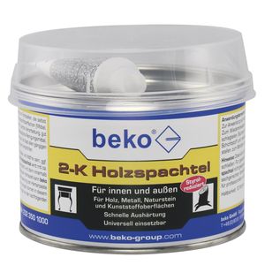 Beko 2-K Holzspachtel 1 kg ähnlich eiche, inkl. Härter