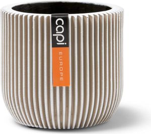 Capi Europe Topf kugel Groove Anthracite & Ivory - 17x15 - Elfenbein