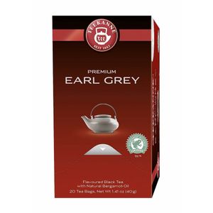 Teekanne Premium Earl Grey Schwarztee blumig und fruchtiger 40g