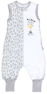 TupTam Baby Schlafsack mit Füßen Ganzjahresschlafsack  e Materialien 2,5 TOG, Farbe: Giraffe, Größe: 80-86