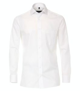Casa Moda - Comfort Fit - Bügelfreies Herren Business Langarm Hemd mit extra langem Arm (006889), Größe:44, Farbe:Weiß (000)