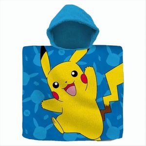 Pokémon Pikachu - Badeponcho - blau/gelb - ca. 60 x 120 cm Pokémon Pikachu - Badeponcho - blau/gelb - ca. 60 x 120 cm