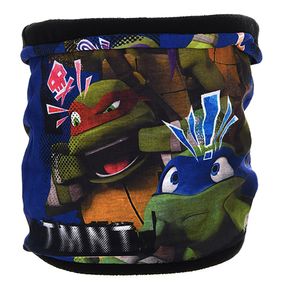 Schlauchschal mit Ninja Turtles Motiv, Loopschal, blau/schwarz