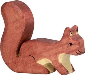 Eichhörnchen, stehend, braun