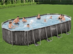 Bestway Swimmingpool Set Oval 7,32x3,66x1,22 m Bestway Swimmingpool Set Oval 7,32x3,66x1,22 m