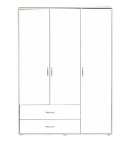 Classic Storage Kleiderschrank mit 3 Türen Kieferweiß / Weiß