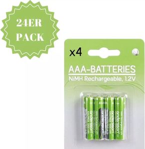 [24er PACK] ANDERSSON AAA Rechargeable Batteries Wiederaufladbar 1.2 V 500 mAh