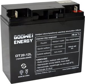 GOOWEY ENERGIE Pb Sicherung Akkumulator VRLA GEL 12V/20Ah (OTL20-12)