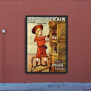 Poster - Canvas - Leinwand - 21 cm x 29,7 cm - Fotoposter - Leinwandkunst - Werbebedruck Le Souverain