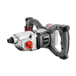 GRAPHITE Akku-Mischer Energy+ 18V, Li-lon, Geschwindigkeit I. 250-400/min, II 350-650/min, M14-Griff, Gewicht 4,7 kg, Mischer von Farbe, Trockenmauerschlamm, Zementschlamm, Beton, Mörtel