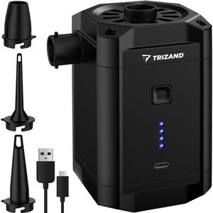 Trizand 20790 Elektrická bezdrátová pumpa pro matrace USB, 5000mAh