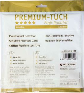 HOTREGA Premium-Tuch sensitive 40x40cm, Reinigungstuch, Poliertuch, Microfasertuch, saugstark