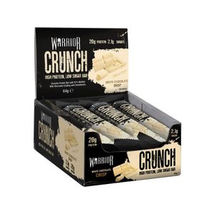 Warrior Crunch Protein Bar - 12 Riegel a 64 g White Chocolate Crisp