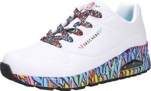 Skechers Damen Sneaker UNO - RAVAGED LOVE 29949-37, 29949-38, 29949-39, 29949-40, 29949-41 SKE-177918 white/multi 40 [Schuhe Frau]