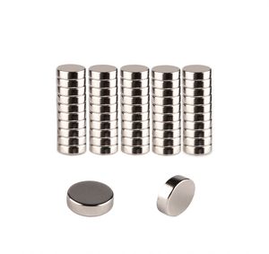50er Set starke Neodym-Magnete 10x3 mm N52 - 0,8 kg Haftkraft - Für Magnettafel & Whiteboard : 50 Stück