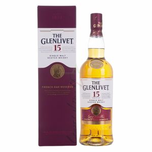 The Glenlivet 15 Years Old FRENCH OAK RESERVE Single Malt Scotch Whisky 40 %  0,70 lt.