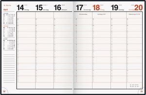 rido idé Buchkalender "magnum Catana" 2025 schwarz