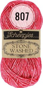 Scheepjes Stone Washed 50g (807) Red Jasper