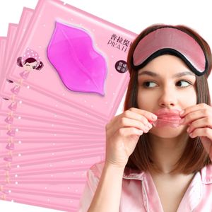 PILATEN Lippenmaske mit dem Pink-Glamour-Effekt, sorgt für hervorragend softe Lippen, Masken Beauty, 10 Stück