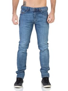Diesel Herren Jeans Regular Slim Hose Männer Model: THOMMER-R, Farbe: Blau RM066, Größe: W33 L32