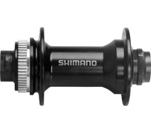 Shimano Vorderradnabe HB-MT400 Center-Lock, Schwarz, Aluminium, Steckachse 15mm