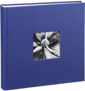 Hama - 1899 Jumbo-Album Fine Art, 30x30 cm, 100 weiße Seiten, Blau