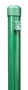Alberts Zaunpfosten für Maschendrahtzäune | sendzimirverzinkt, grün kunststoffbeschichtet | Länge 1500 mm | Pfosten-Ø 38 mm