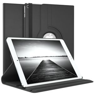 EAZY CASE Tablet Hülle kompatibel mit Apple iPad Air 2 Hülle, 360° drehbar, Tablet Cover, Tablet Tasche, Premium Schutzhülle aus Kunstleder in Schwarz