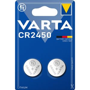 VARTA Lithium Knopfzelle "Professional Electronics" CR2450 2 Knopfzellen