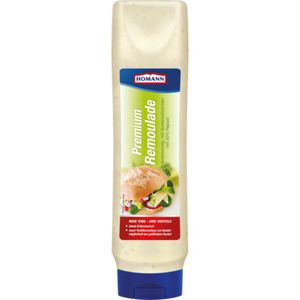 Homann Premium Remoulade Kräuterwürzig mit Gurkenstückchen 875ml