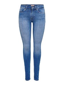 ONLY Damen Jeans-Hose OnlBlush Mid Skinny Rea12187 Noos Denim Skinny Fit-Jeans, Farbe:Blau, Jeans/Hosen Neu:L / 32L