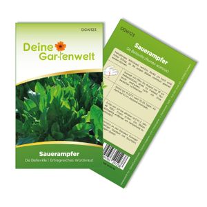 Sauerampfer Mehrjährig Samen - Rumex acetosa - Sauerampfersamen - Gemüsesamen - Saatgut für 200 Pflanzen
