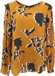 29749 Gerry Weber, ,  Damen Bluse Hemd Shirt Tunika, Jersey, braun bedruckt, 44