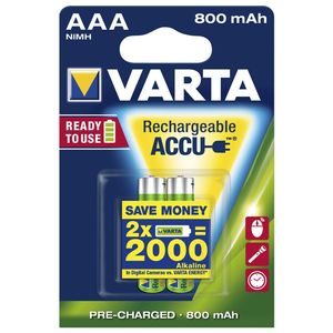 Akumulator VARTA Ready2Use 2 x Micro 0,8 Ah Blister