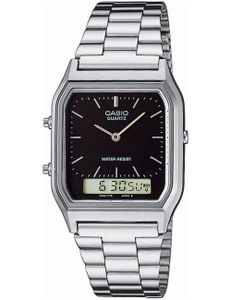 Casio AQ-230A-1DMQYES Uni hodinky Edgy Collection Quartz náramok z nehrdzavejúcej ocele