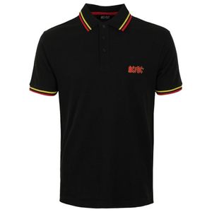 AC/DC - "Classic" Poloshirt für Herren/Damen Unisex RO721 (XL) (Schwarz)